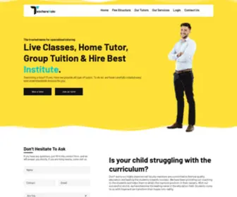 Teachersvala.com(Home Tutors in Dwarka) Screenshot