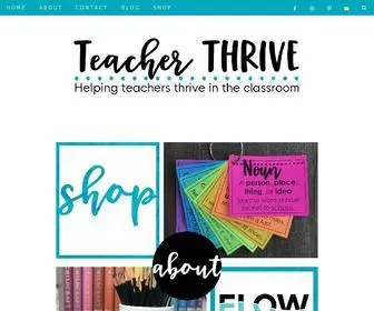 Teacherthrive.com(Student-centered learning for busy teachers) Screenshot