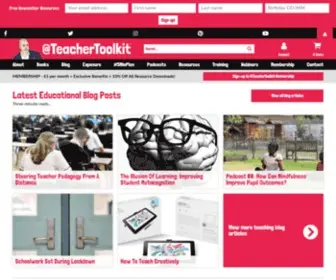 Teachertoolkit.co.uk(Teacher Toolkit supports teachers across the world with resources and) Screenshot