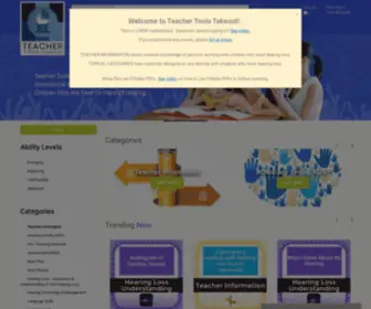 Teachertoolstakeout.com(Teacher Tools Takeout) Screenshot