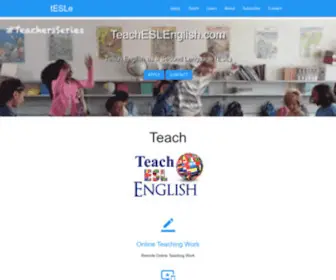 Teacheslenglish.com(Teach ESL English) Screenshot