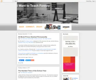 Teachforever.com(I Want to Teach Forever) Screenshot