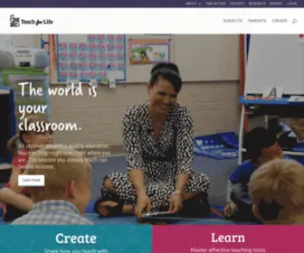 Teachforlife.org(Teach for Life) Screenshot
