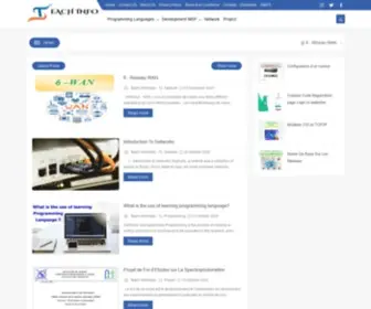 Teachinfo.net(Teach Informatic tells you what's new in tech) Screenshot