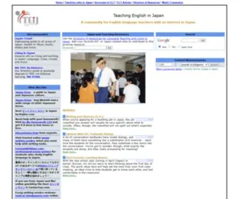 Teaching-English-IN-Japan.net(Teaching English in Japan Guide Resources for ELT) Screenshot