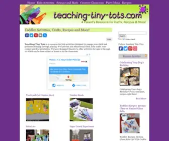 Teaching-Tiny-Tots.com(Toddler Activities) Screenshot