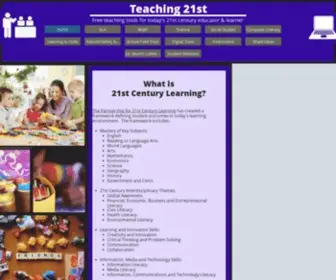 Teaching21ST.com(Discounted products for teachers) Screenshot