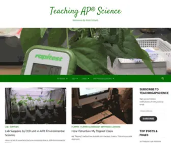 Teachingapscience.com(Teaching AP® Science) Screenshot