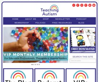 Teachingautism.co.uk(Teaching Autism) Screenshot