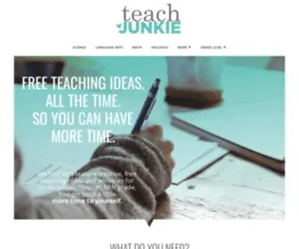 Teachingblogaddict.com(Teach Junkie) Screenshot