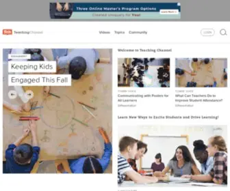 Teachingchannel.org(Videos, Teaching Strategies And Lesson Plans For Teachers) Screenshot