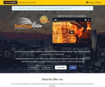 Teachingchile.com(Advancing English in Chile) Screenshot