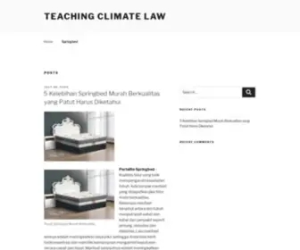 Teachingclimatelaw.org Screenshot