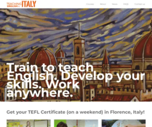 Teachingenglishinitaly.com(Teaching English in Italy) Screenshot