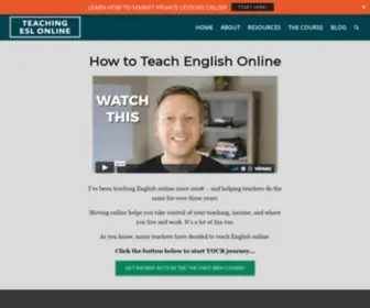 Teachingeslonline.com(Teach English Online) Screenshot
