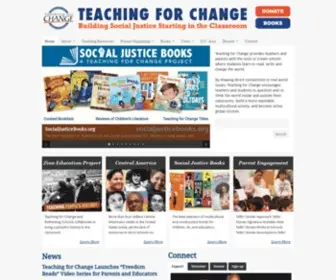 Teachingforchange.org(Teaching for Change) Screenshot