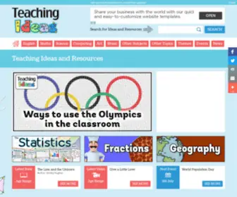 Teachingideas.com(Teaching Ideas) Screenshot