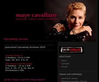 Teachingjazz.com(Maye Cavallaro Teaching) Screenshot