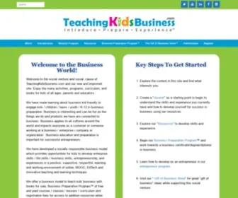 Teachingkidsbusiness.com(Teaching Kids Business) Screenshot