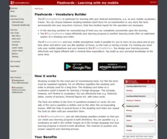 Teachingmachine.eu(Flashcards & Vocabulary Builder the Android Apps for MM3) Screenshot