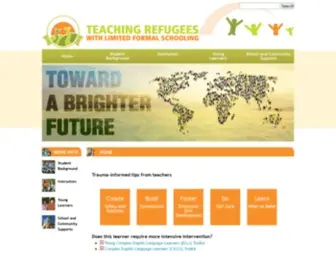 Teachingrefugees.com(Teaching Refugees with Limited Formal Schooling) Screenshot