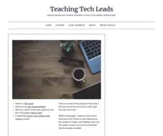 Teachingtechleads.com(Teaching Tech Leads) Screenshot