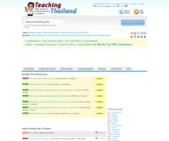 Teachingthailand.com(Teaching Jobs in Thailand) Screenshot