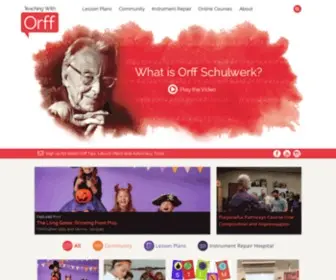 Teachingwithorff.com(Teaching With Orff) Screenshot