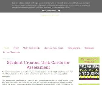 Teachingwithtaskcards.com(Task Card Corner) Screenshot