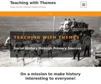 Teachingwiththemes.com(Front Page) Screenshot