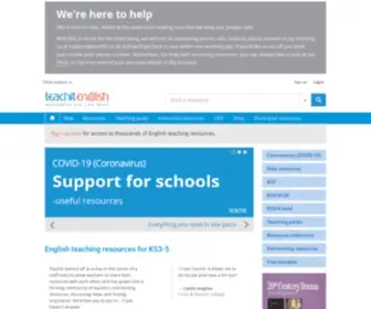 Teachit.co.uk(Classroom resources for primary and secondary teachers) Screenshot