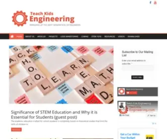 Teachkidsengineering.com(Teach Kids Engineering) Screenshot