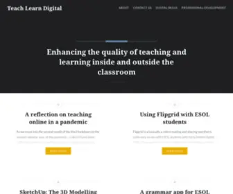Teachlearn.digital(Enhancing the quality of teaching and learning inside and outside the classroom) Screenshot