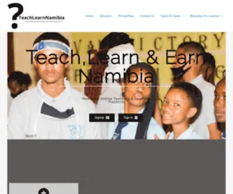 Teachlearnnamibia.com(Namibian Online School) Screenshot