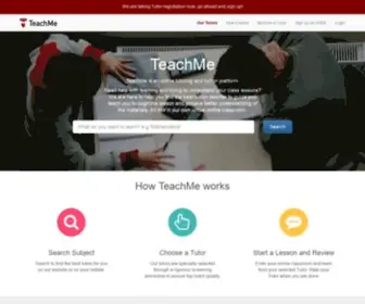 Teachme.com.my(Teachme) Screenshot