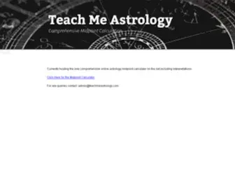 Teachmeastrology.com(Teachmeastrology) Screenshot