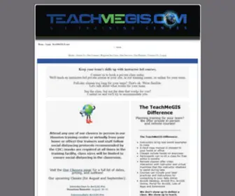 Teachmegis.com(Teach Me GIS .com) Screenshot