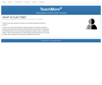 Teachmore.org(Teachmore) Screenshot