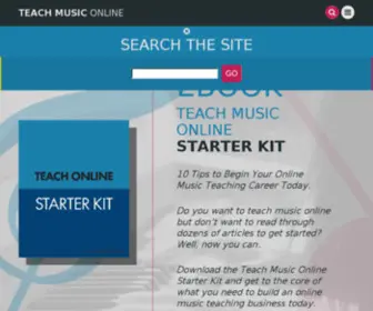 Teachmusiconline.com(TeachMusicOnline) Screenshot