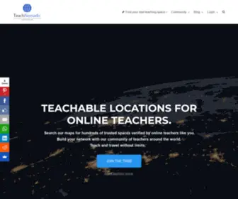 Teachnomadic.com(Teach Nomadic) Screenshot