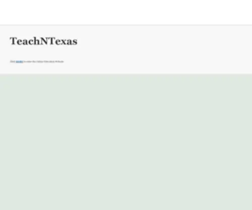 Teachntexas.com(Teach North Texas) Screenshot