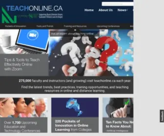 Teachonline.ca(Contact North) Screenshot