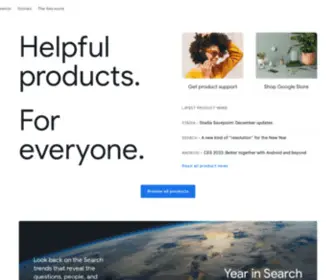 Teachparentstech.org(Browsen door alle producten en services van Google) Screenshot