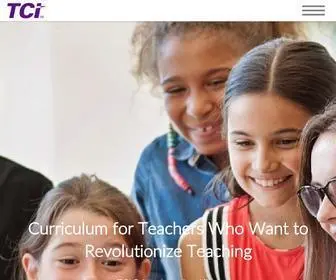 Teachtci.com(Curriculum Resources and Programs That Brings Learning Alive) Screenshot