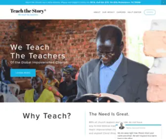 Teachthestory.org(Teach The Story) Screenshot