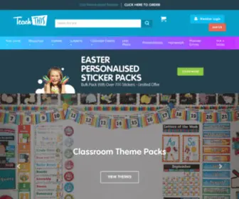 Teachthis.com.au(Teacher Resources and Classroom Games) Screenshot