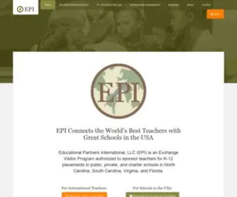 Teachwithepi.com(Educational Partners International) Screenshot