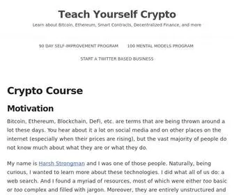 Teachyourselfcrypto.com(Teach Yourself Crypto) Screenshot