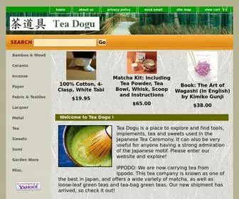 Teadogu.com(Japanese Tea Ceremony tools and implements) Screenshot