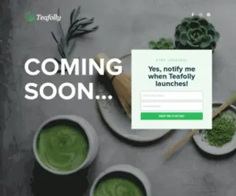 Teafolly.com(A matcha made in heaven) Screenshot